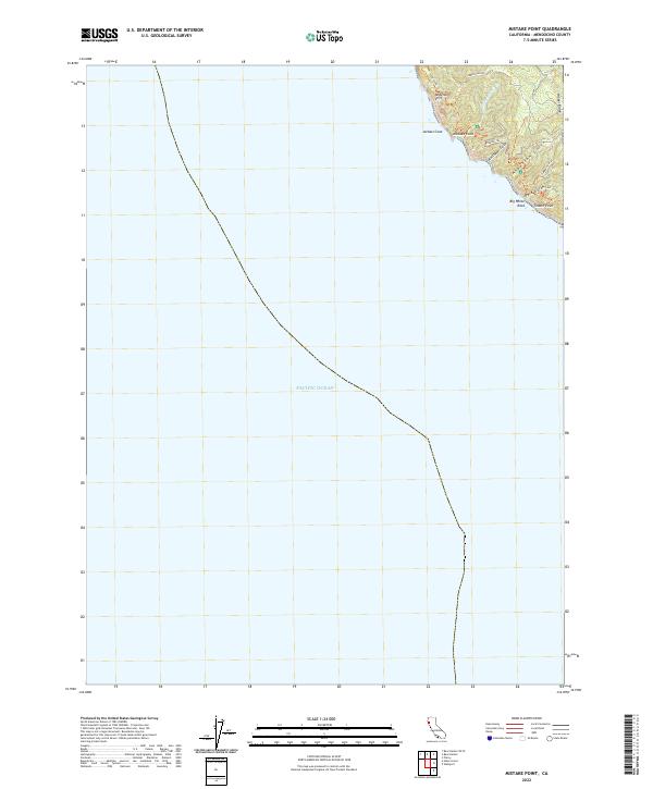 Mistake Point 2022 topographic map thumbnail