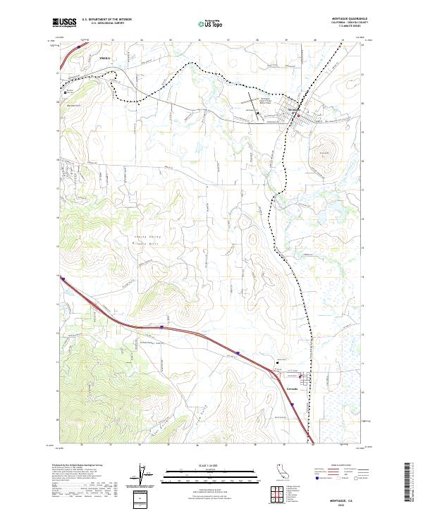 Montague topographic map thumbnail