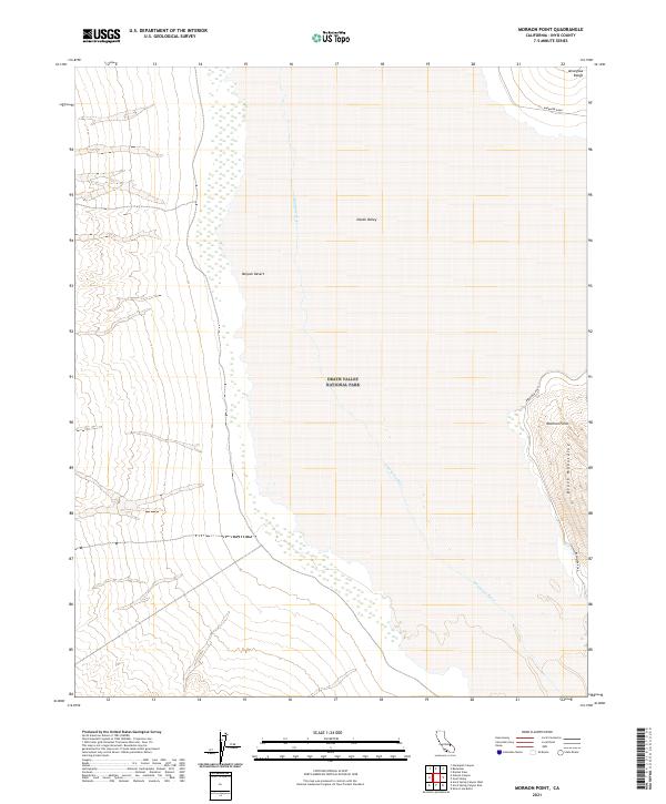 Mormon Point 2021 topographic map thumbnail