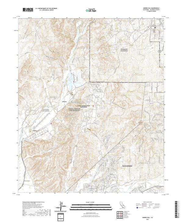 Morro Hill topographic map thumbnail
