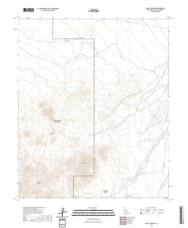 Mount Barrow 2021 topographic map thumbnail