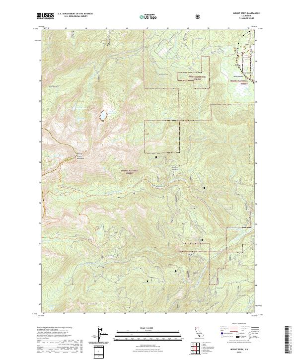 Mount Eddy topographic map thumbnail