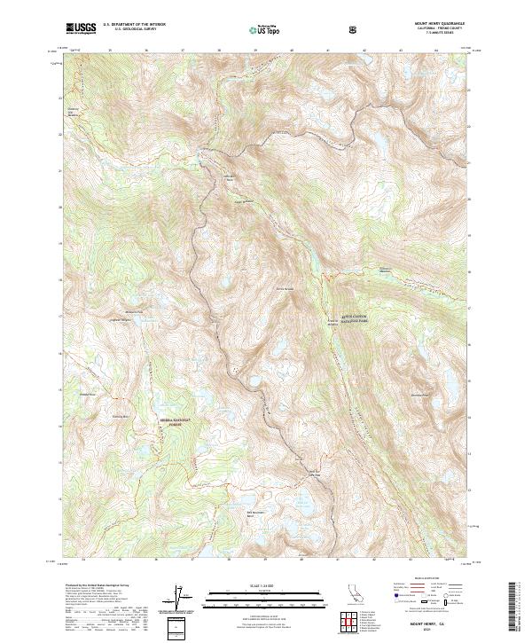 Mount Henry 2021 topographic map thumbnail