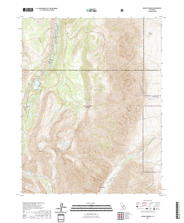 Mount Morgan 2021 topographic map thumbnail