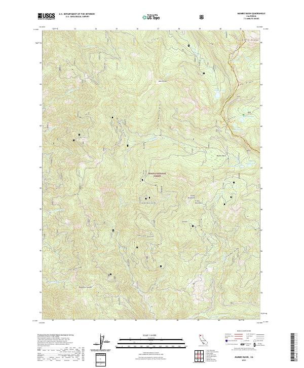 Mumbo Basin topographic map thumbnail