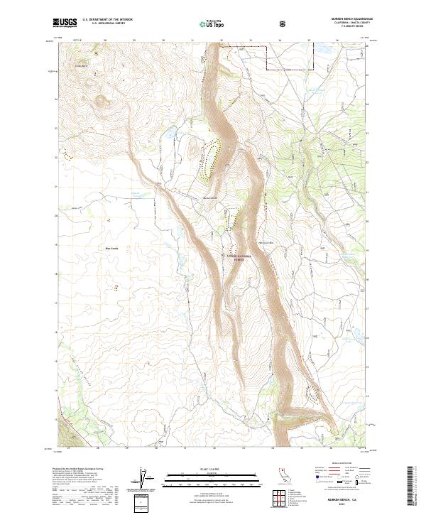 Murken Bench 2021 topographic map thumbnail