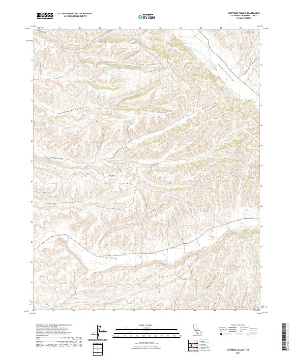 Nattrass Valley topographic map thumbnail