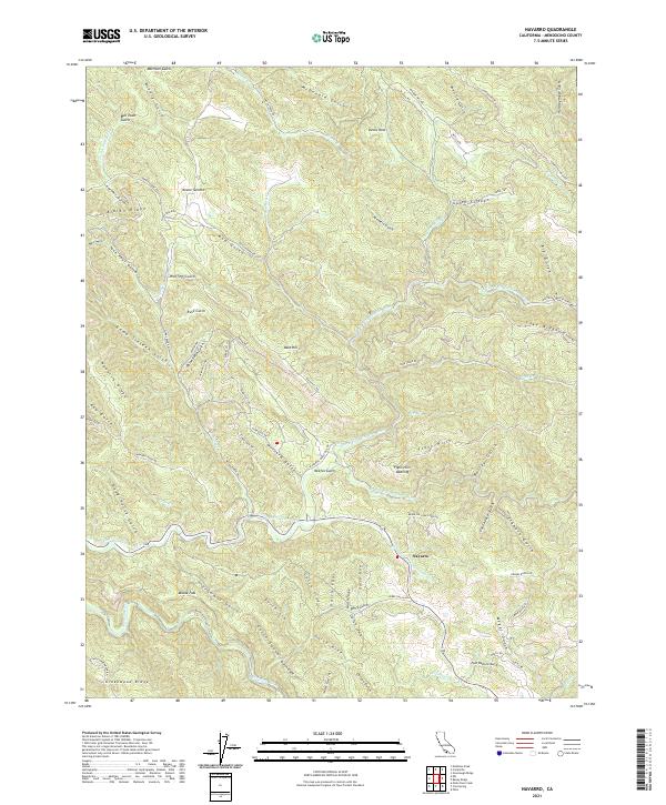 Navarro topographic map thumbnail