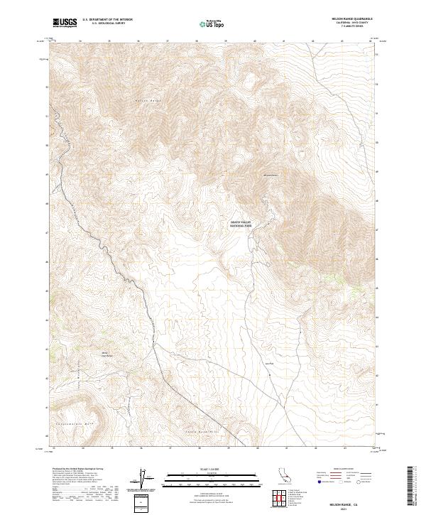 Nelson Range 2021 topographic map thumbnail