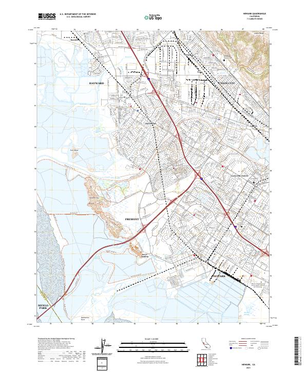 Newark 2021 topographic map thumbnail
