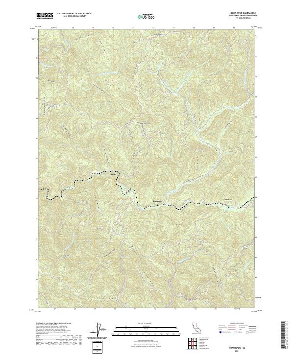 Northspur 2021 topographic map thumbnail