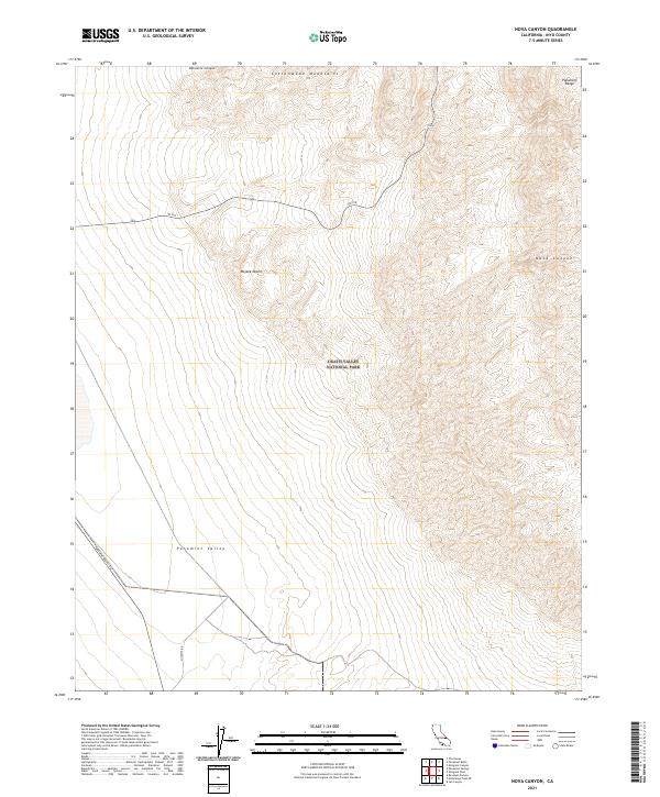 Nova Canyon topographic map thumbnail
