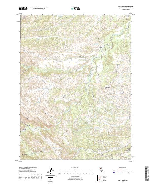 Oxbow Bridge topographic map thumbnail