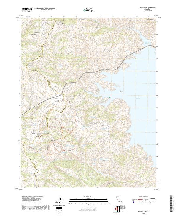 Pacheco Pass 2021 topographic map thumbnail