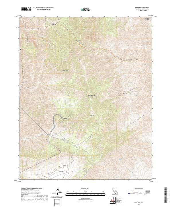 Panamint 2021 topographic map thumbnail