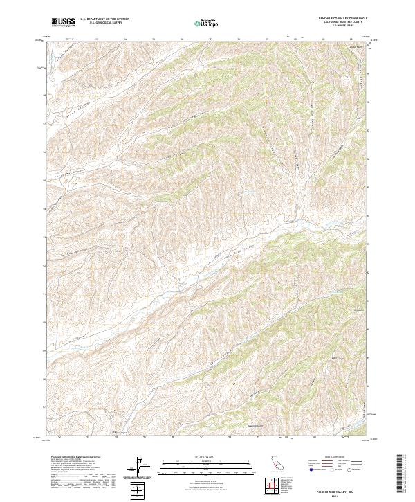 Pancho Rico Valley topographic map thumbnail