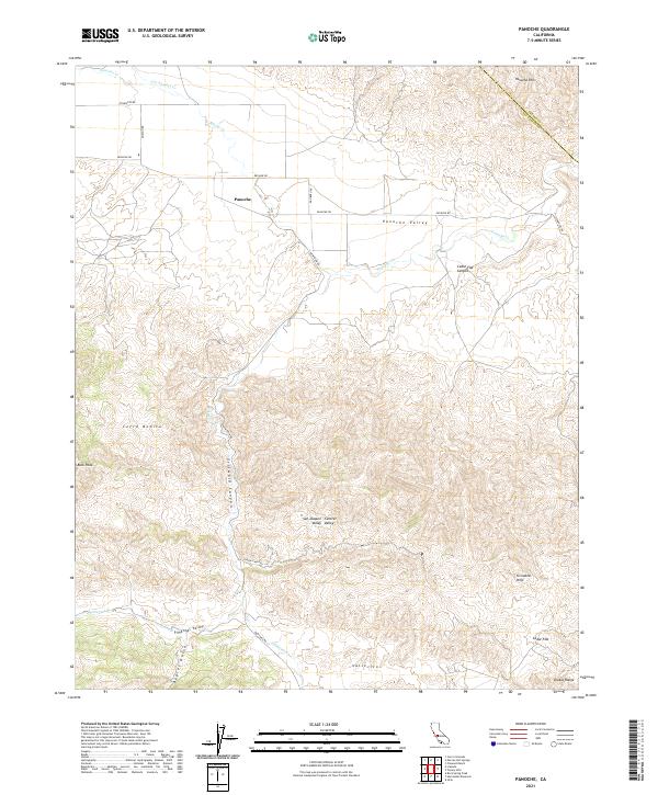 Panoche 2021 topographic map thumbnail