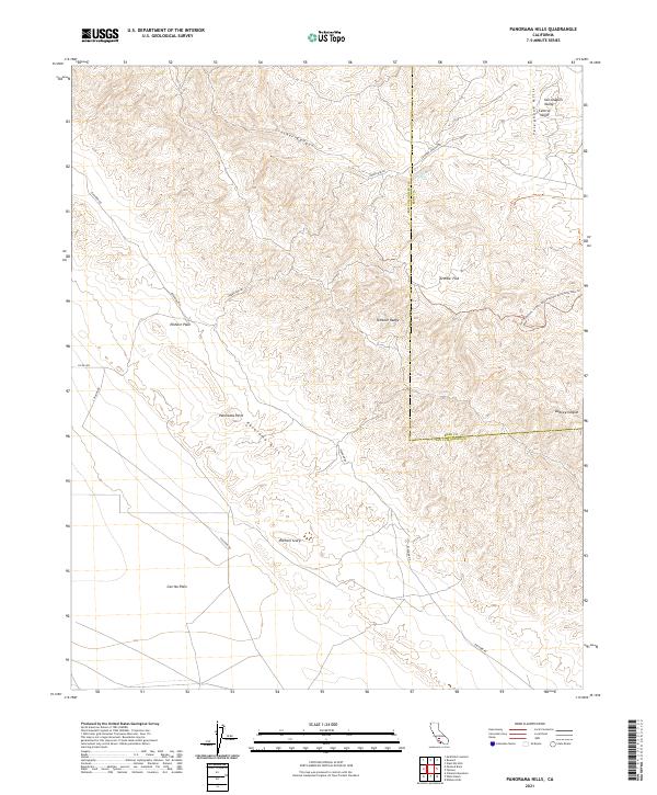 Panorama Hills topographic map thumbnail