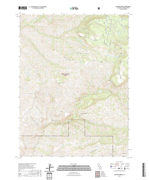 Panther Spring topographic map thumbnail