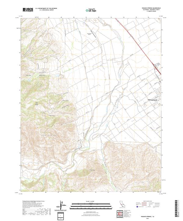 Paraiso Springs topographic map thumbnail