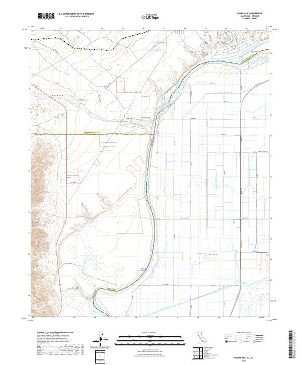 Parker SW 2021 topographic map thumbnail