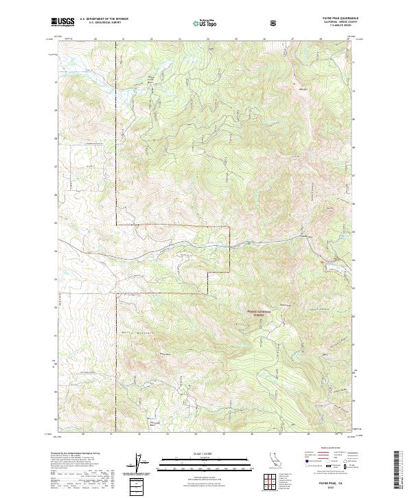 Payne Peak 2022 topographic map thumbnail
