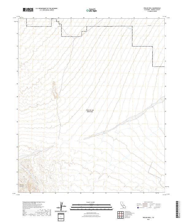 Pegleg Well topographic map thumbnail