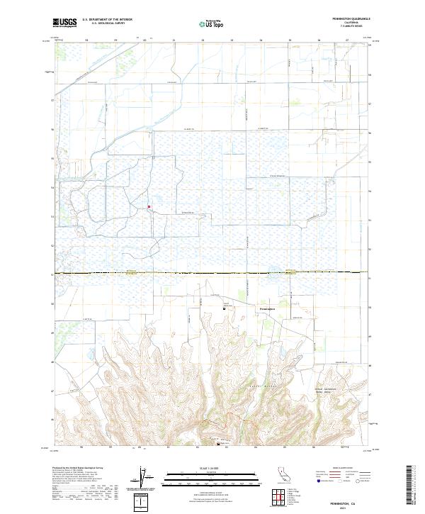 Pennington 2021 topographic map thumbnail