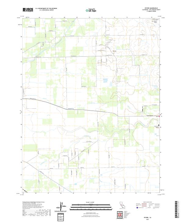 Peters topographic map thumbnail