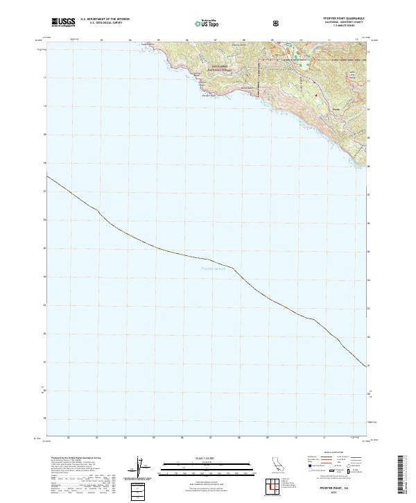 Pfeiffer Point topographic map thumbnail