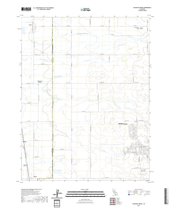 Pleasant Grove topographic map thumbnail