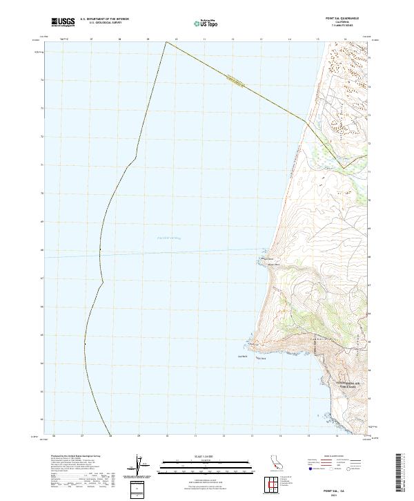 Point Sal topographic map thumbnail