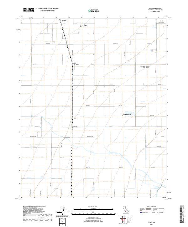 Pond 2021 topographic map thumbnail