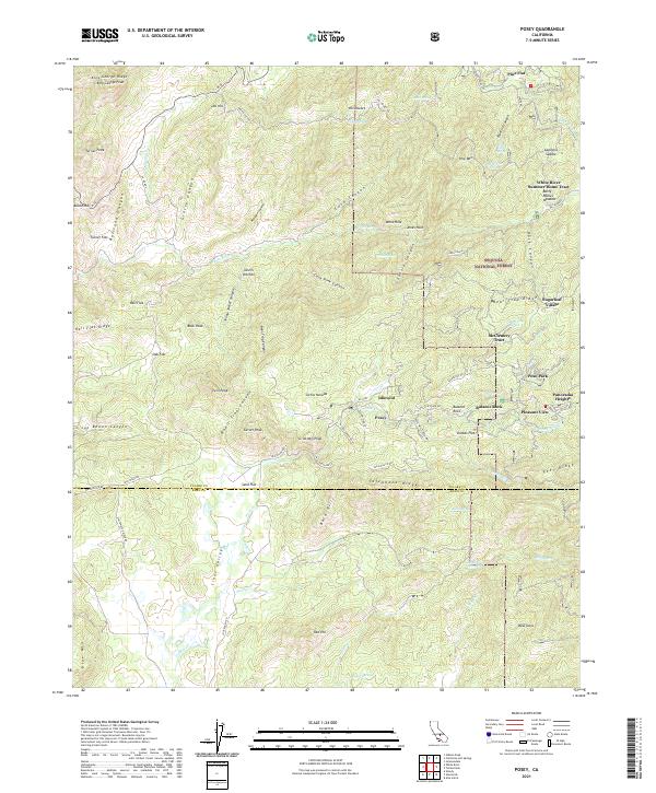 Posey topographic map thumbnail