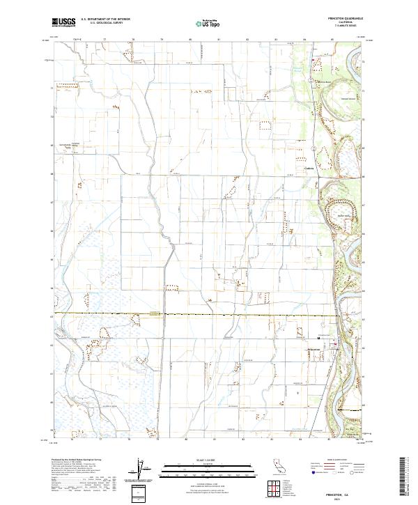Princeton topographic map thumbnail