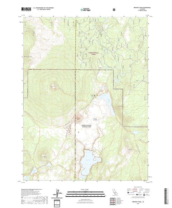 Prospect Peak topographic map thumbnail
