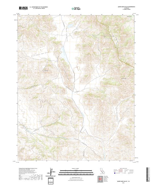 Quien Sabe Valley topographic map thumbnail