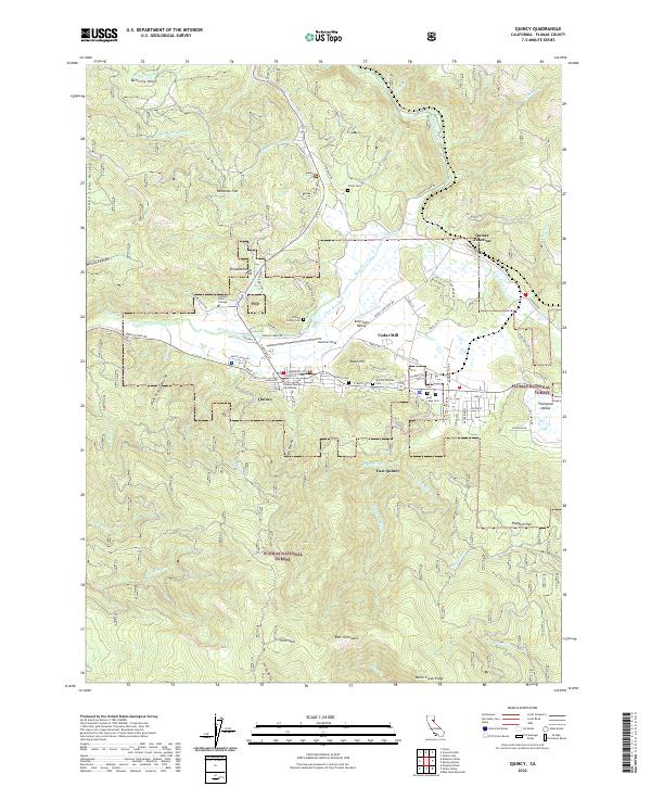 Quincy 2022 topographic map thumbnail