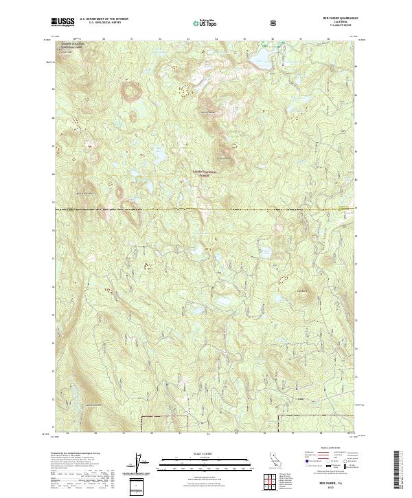 Red Cinder 2022 topographic map thumbnail