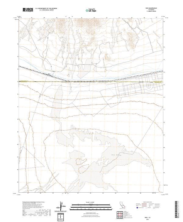 Rice 2021 topographic map thumbnail