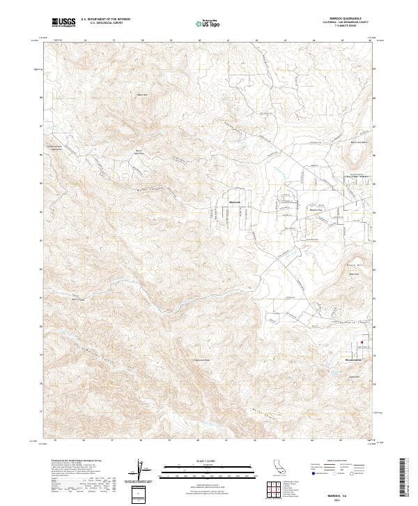 Rimrock 2021 topographic map thumbnail