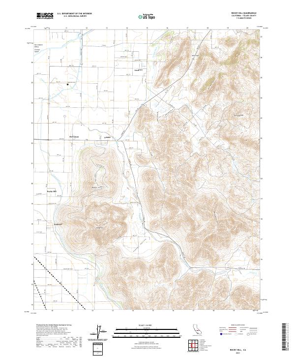 Rocky Hill topographic map thumbnail