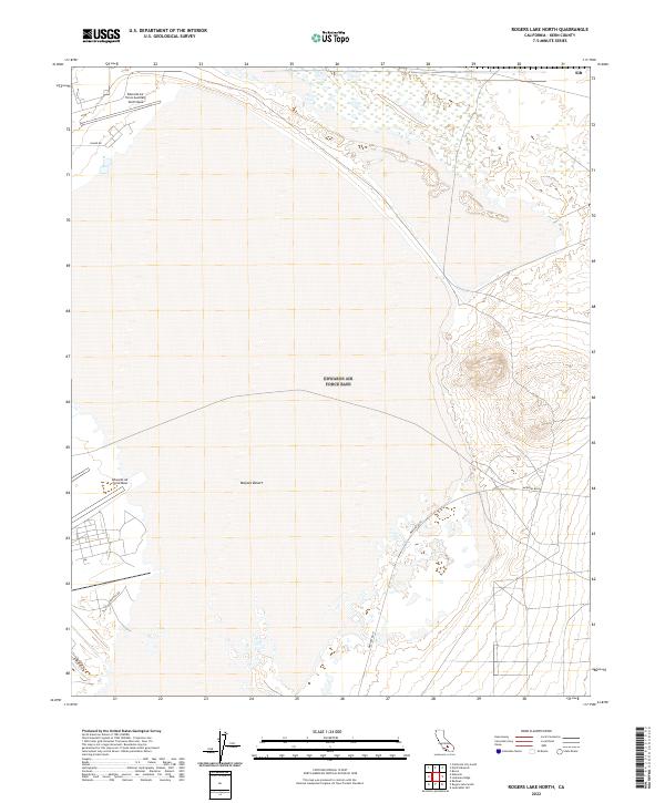 Rogers Lake North topographic map thumbnail