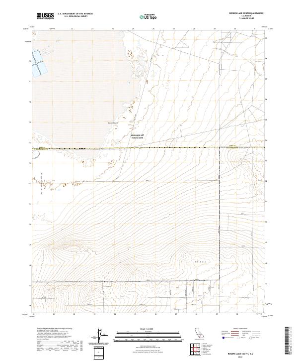 Rogers Lake South topographic map thumbnail