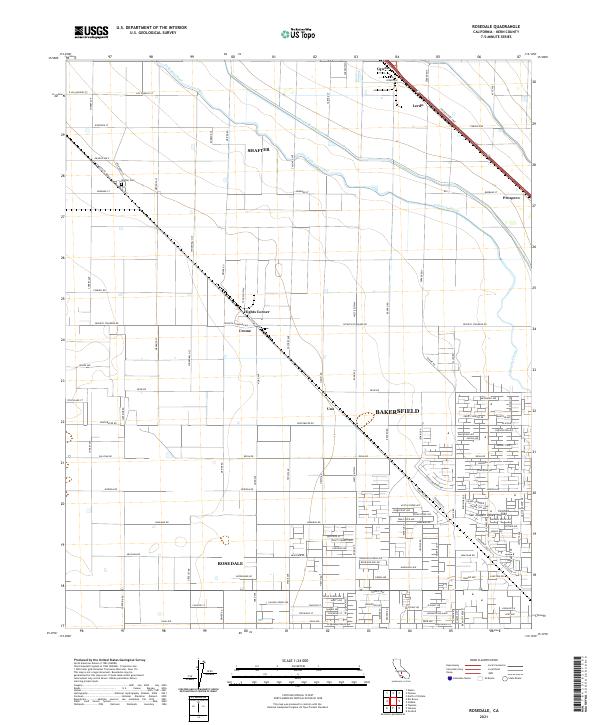 Rosedale 2021 topographic map thumbnail