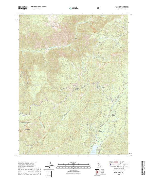 Royal Gorge 2022 topographic map thumbnail