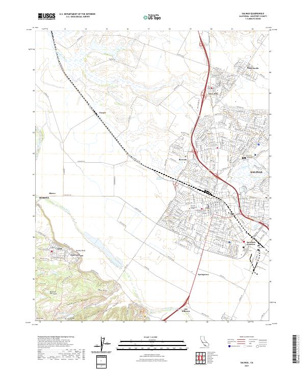 Salinas 2021 topographic map thumbnail