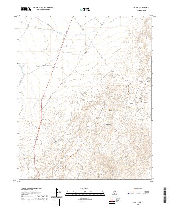 Saltdale NW topographic map thumbnail