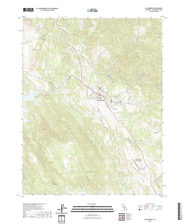 San Andreas 2021 topographic map thumbnail