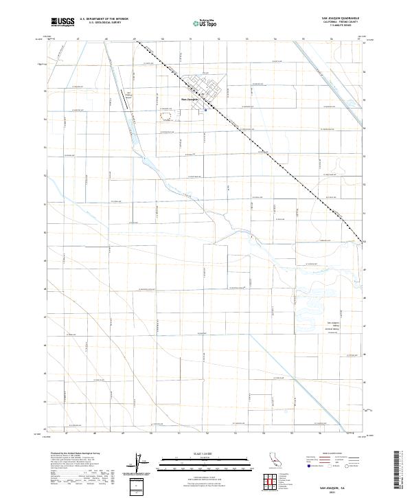 San Joaquin 2021 topographic map thumbnail
